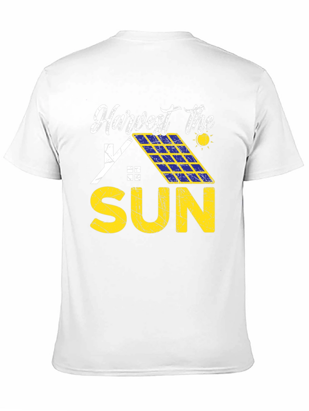 Harvest the Sun T-Shirt Solar Panel Design