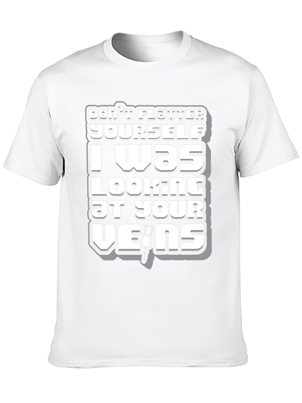 Funny Nurse/Doctor Vein T-Shirt - Black