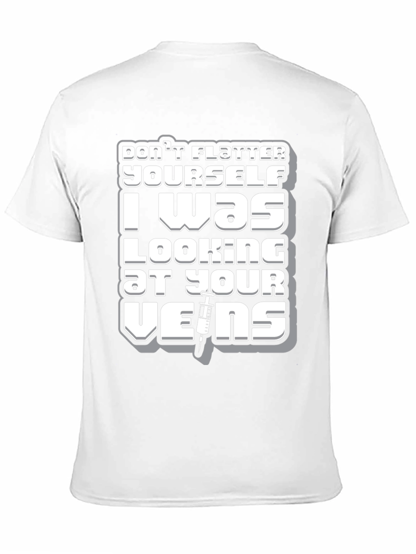 Funny Nurse/Doctor Vein T-Shirt - Black