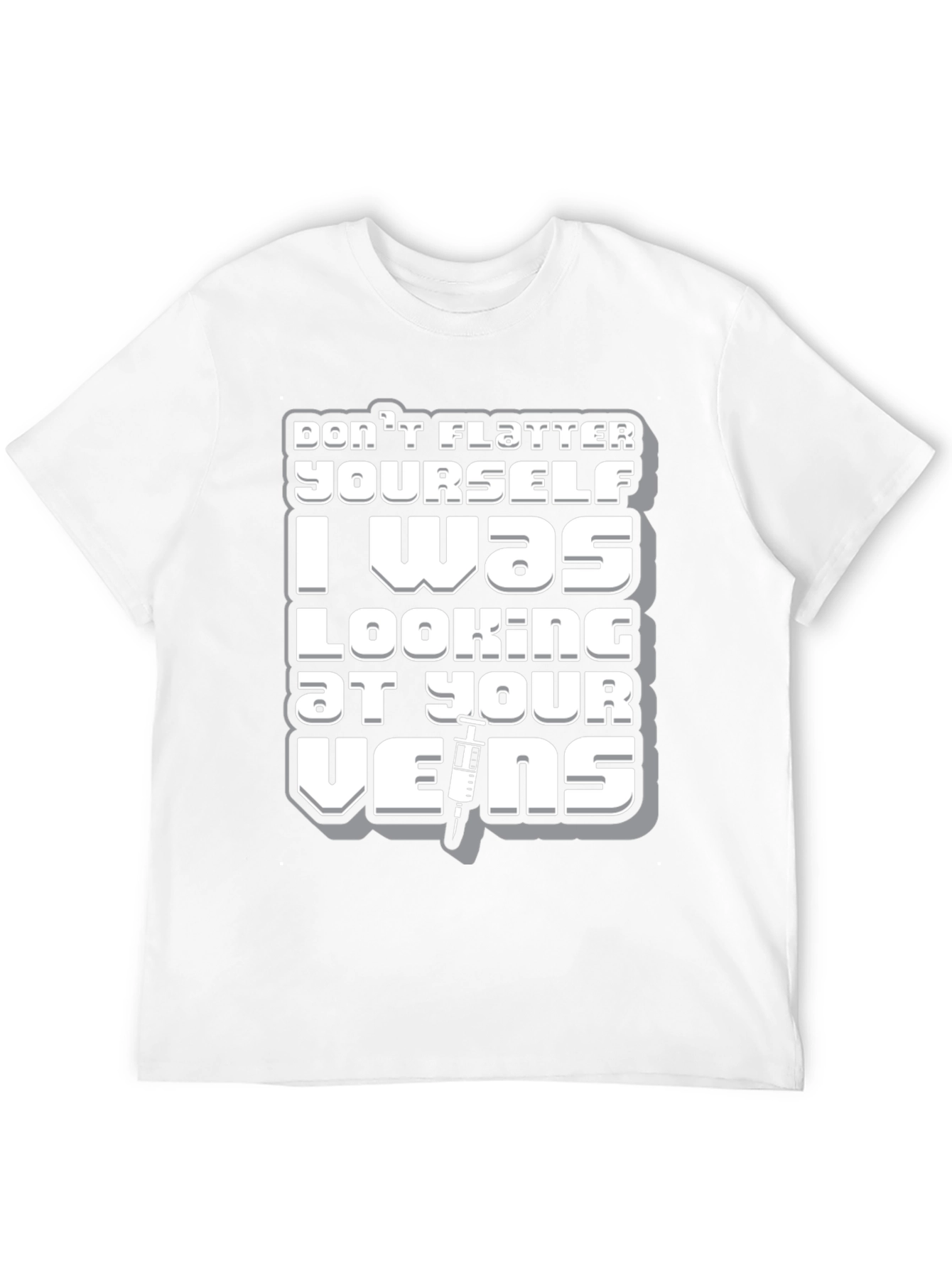 Funny Nurse/Doctor Vein T-Shirt - Black