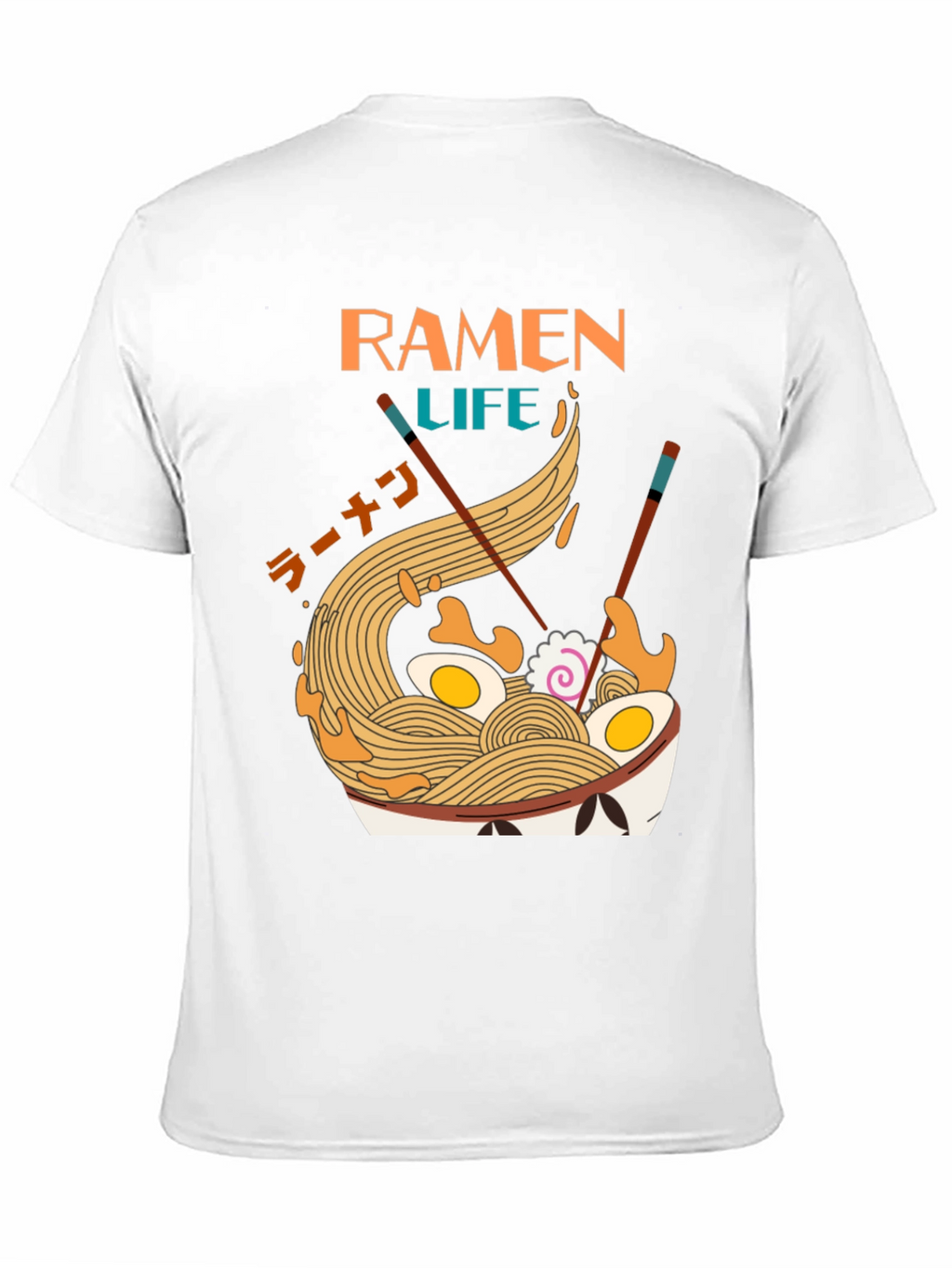 Ramen Life Graphic Tee - Unique Noodle Bowl Design
