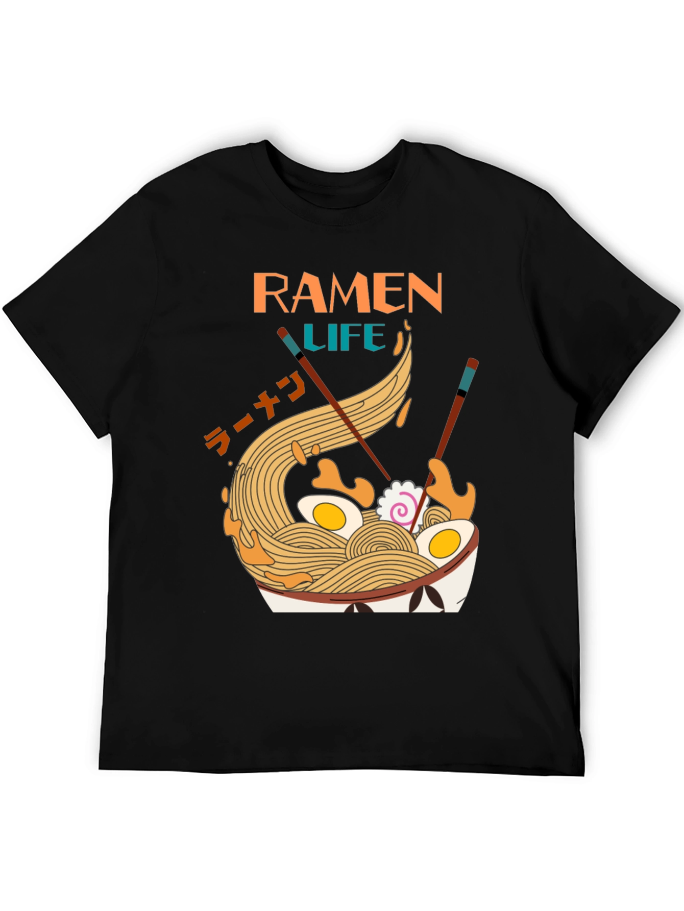 Ramen Life Graphic Tee - Unique Noodle Bowl Design
