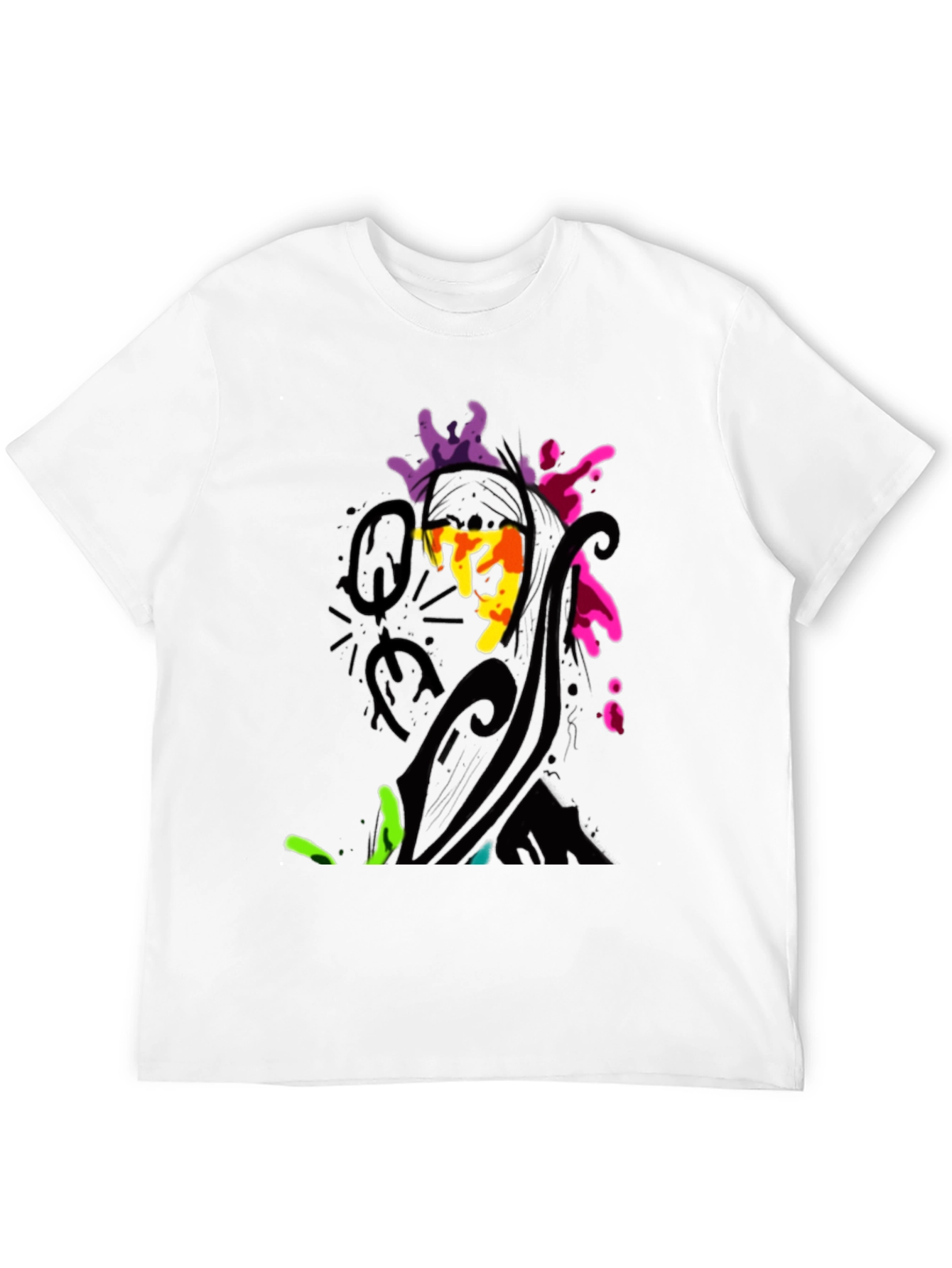 Abstract Art Black T-Shirt