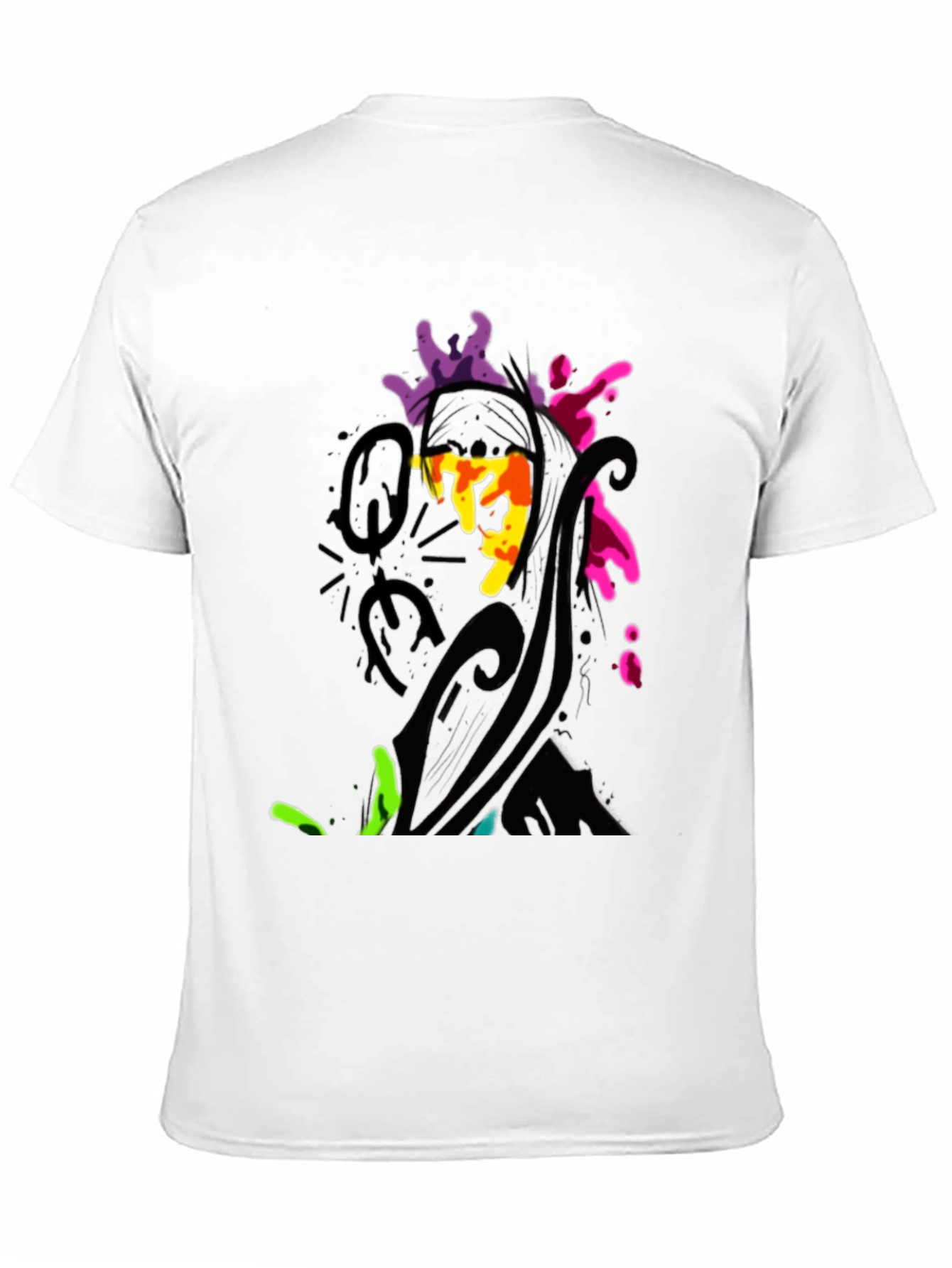 Abstract Art Black T-Shirt