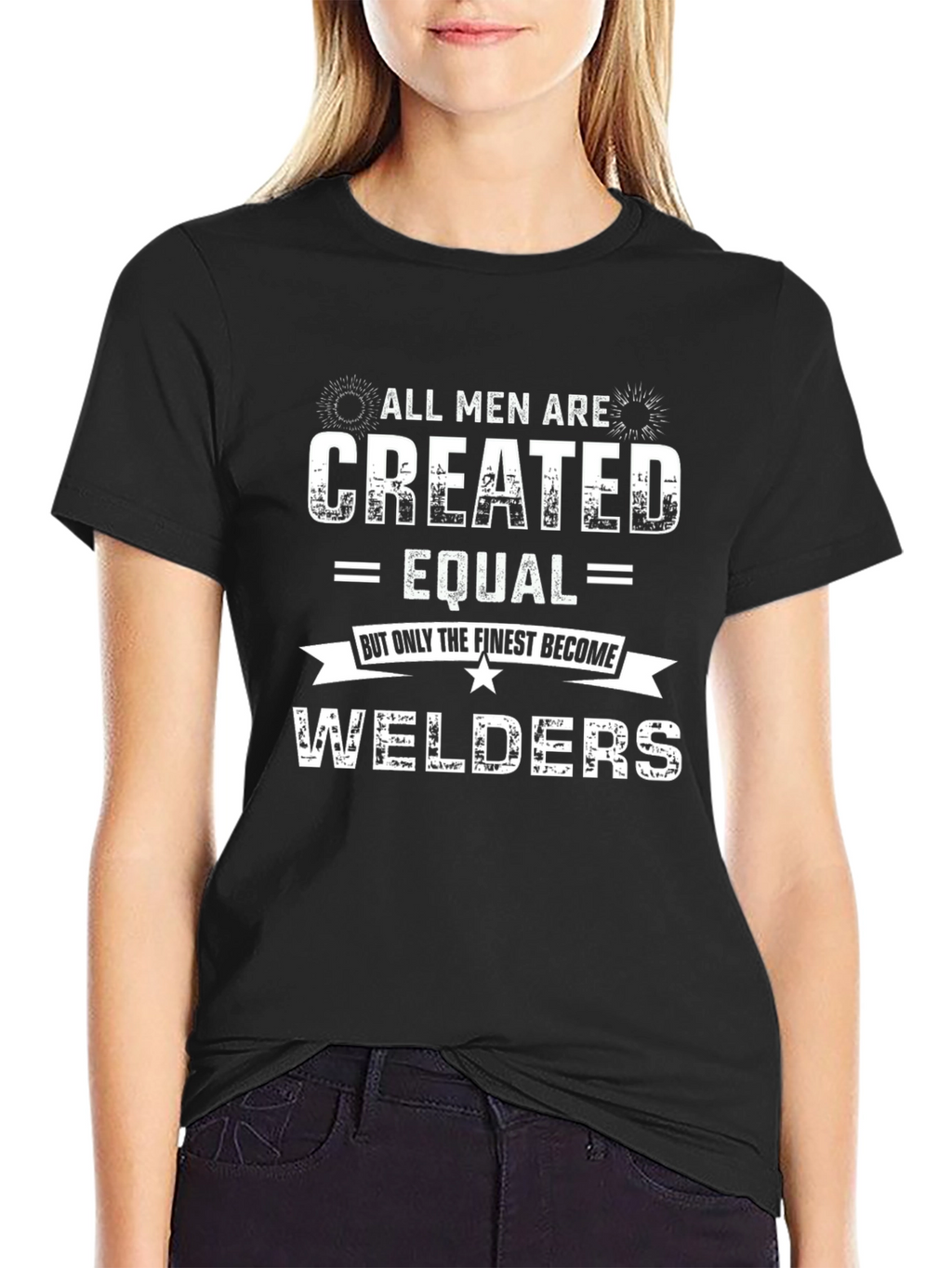 All Men Are Created Equal Welders Graphic Tee