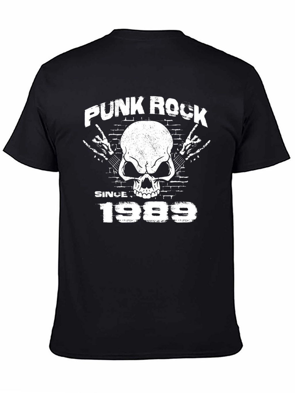 Punk Rock Since 1989 Black Graphic Tee