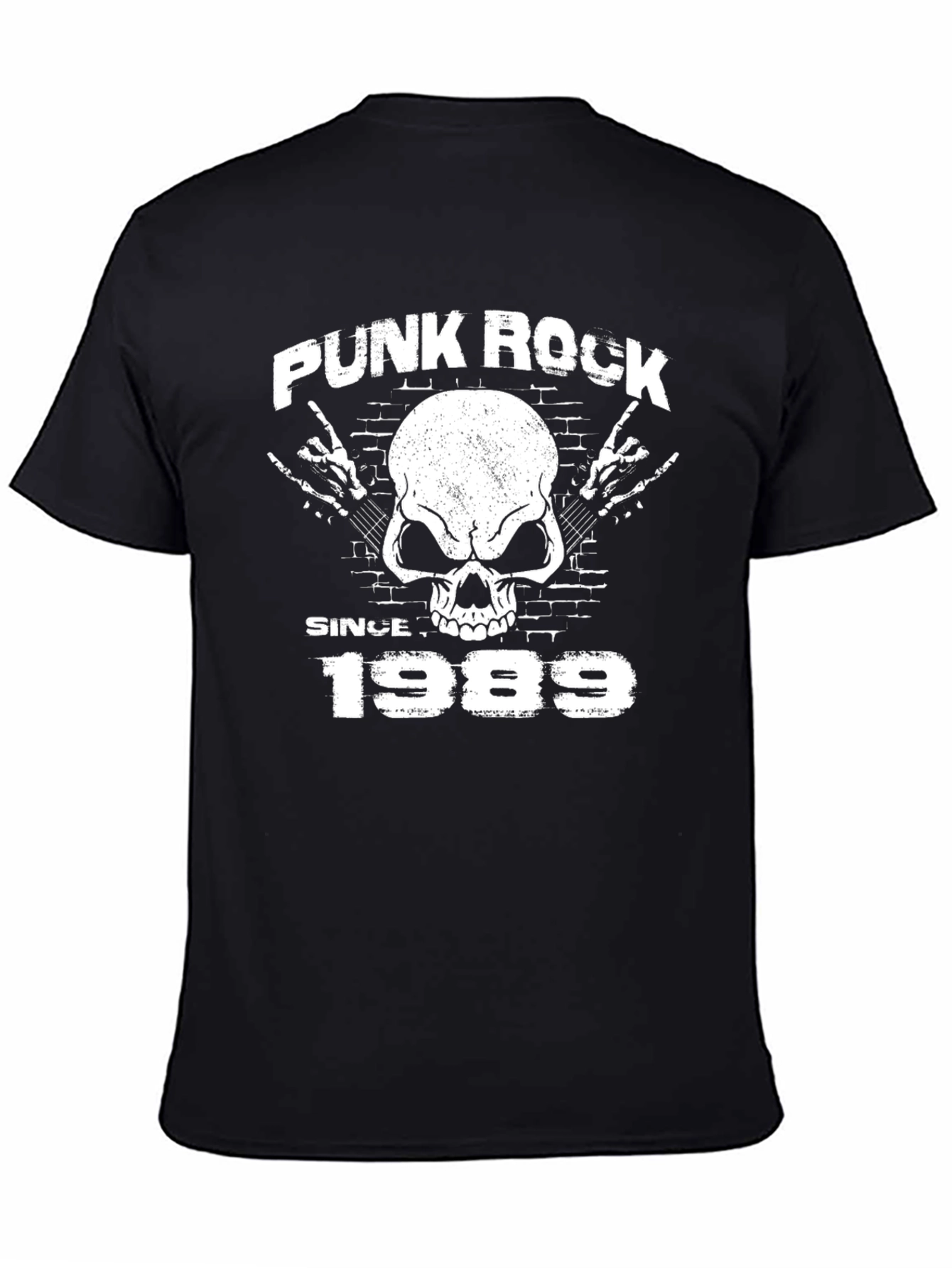 Punk Rock Since 1989 Black Graphic Tee