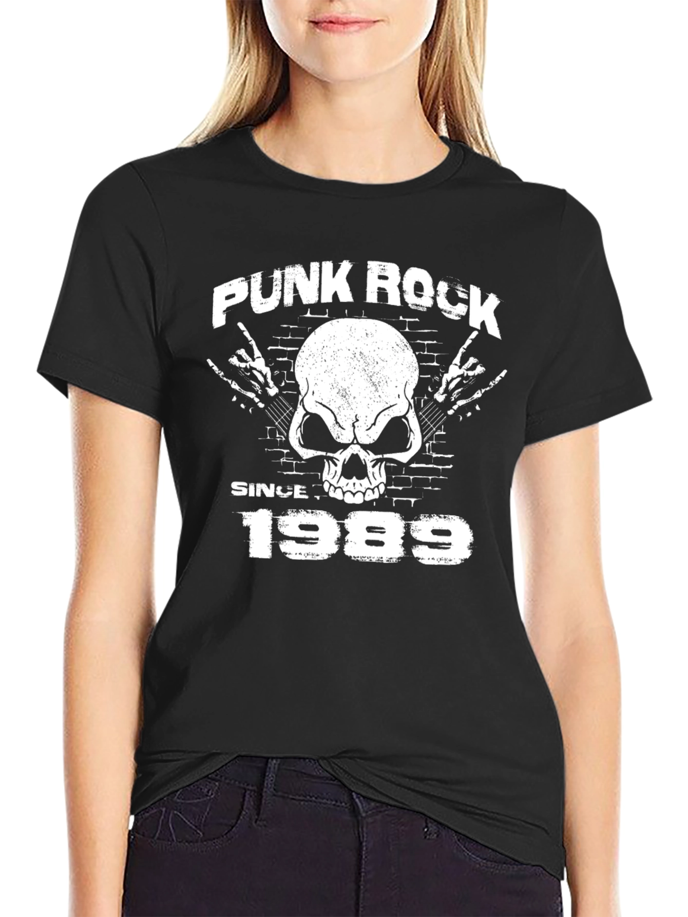 Punk Rock Since 1989 Black Graphic Tee
