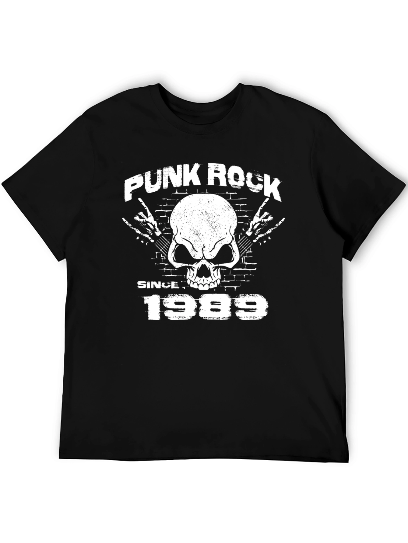 Punk Rock Since 1989 Black Graphic Tee
