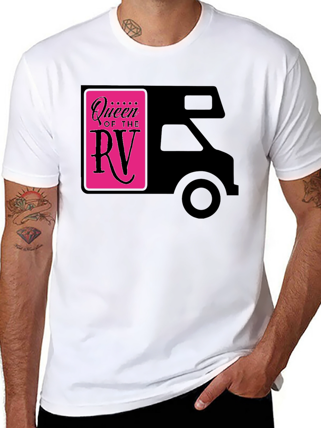 Queen of the RV Graphic Tee - Camping Shirt