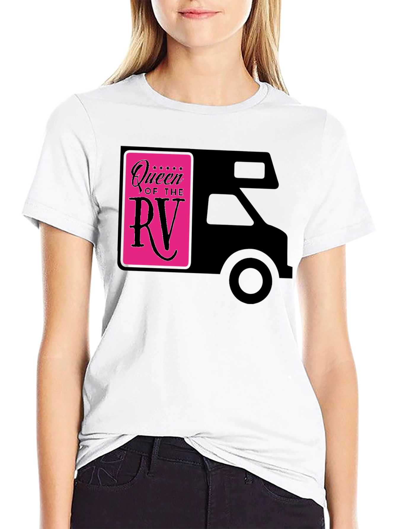Queen of the RV Graphic Tee - Camping Shirt