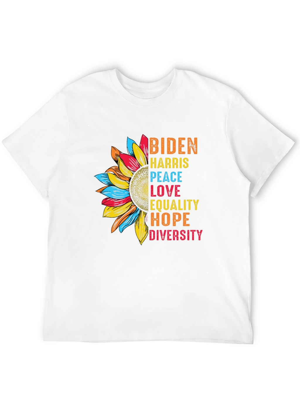 Biden Harris Sunflower Graphic Tee