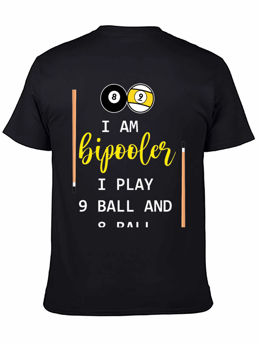 Bipooler 8 & 9 Ball T-Shirt