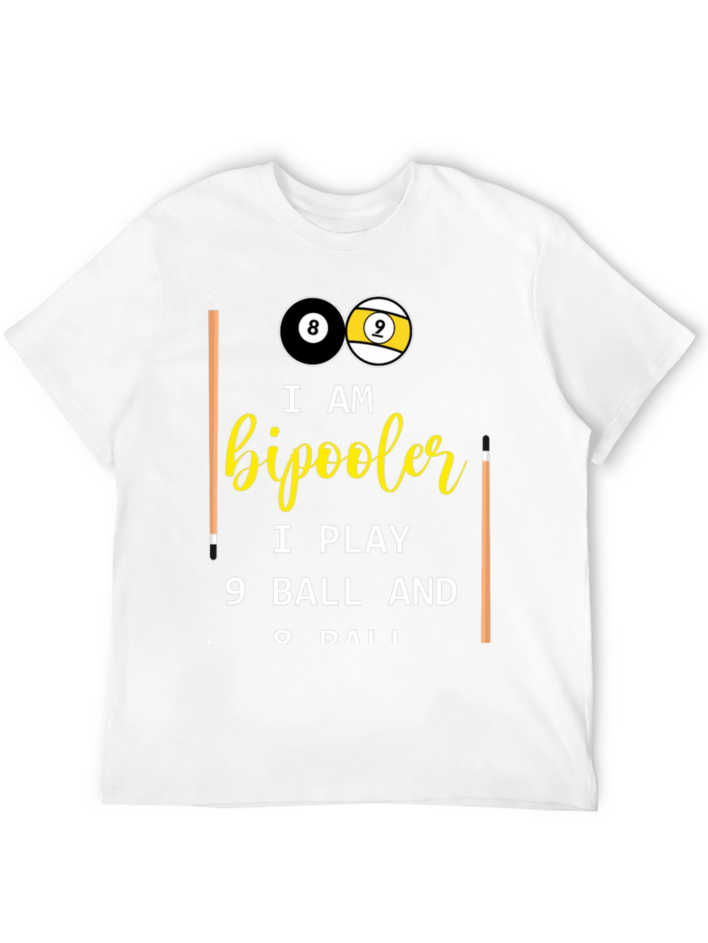 Bipooler 8 & 9 Ball T-Shirt