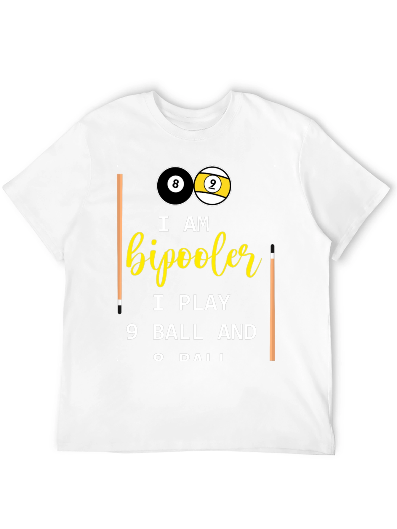 Bipooler 8 & 9 Ball T-Shirt