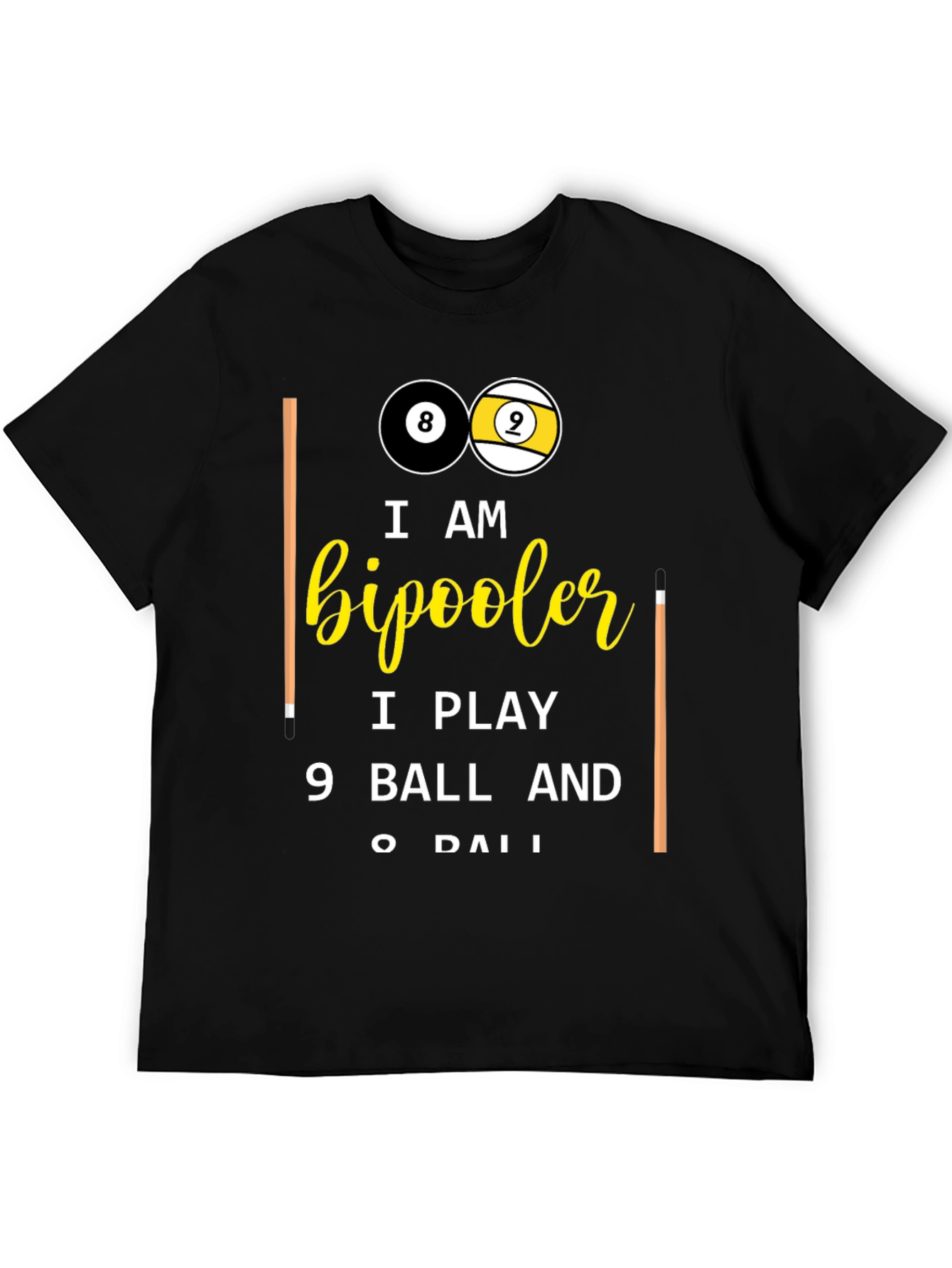 Bipooler 8 & 9 Ball T-Shirt