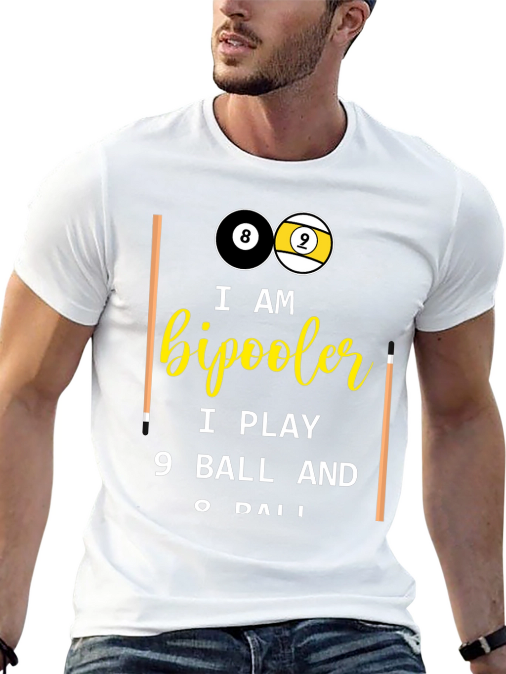 Bipooler 8 & 9 Ball T-Shirt