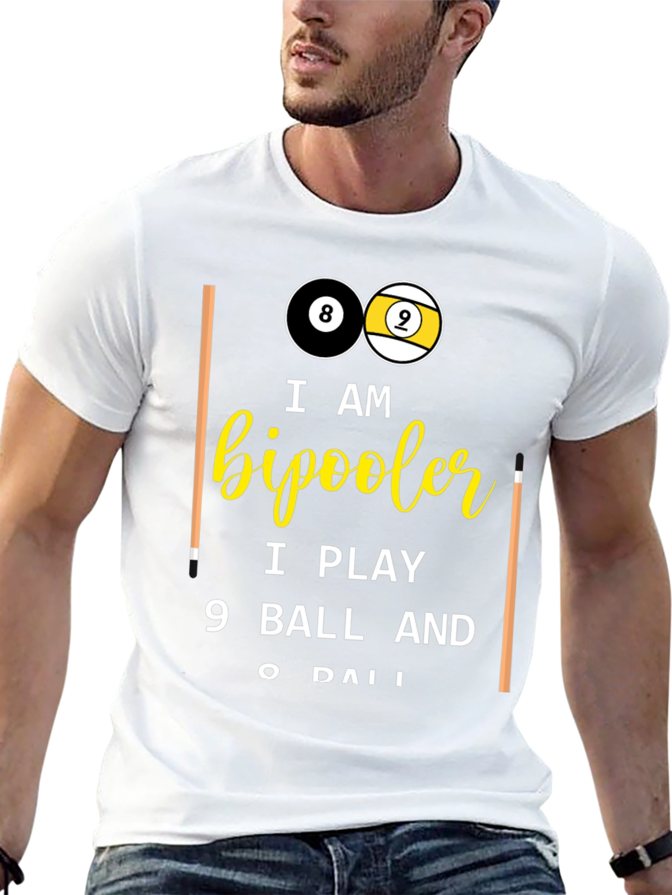 Bipooler 8 & 9 Ball T-Shirt