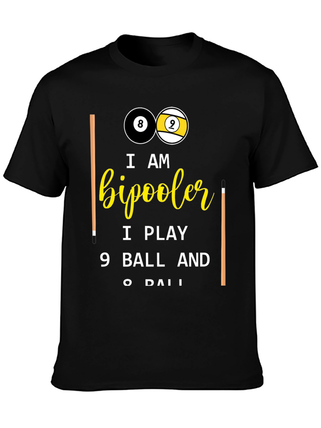 Bipooler 8 & 9 Ball T-Shirt
