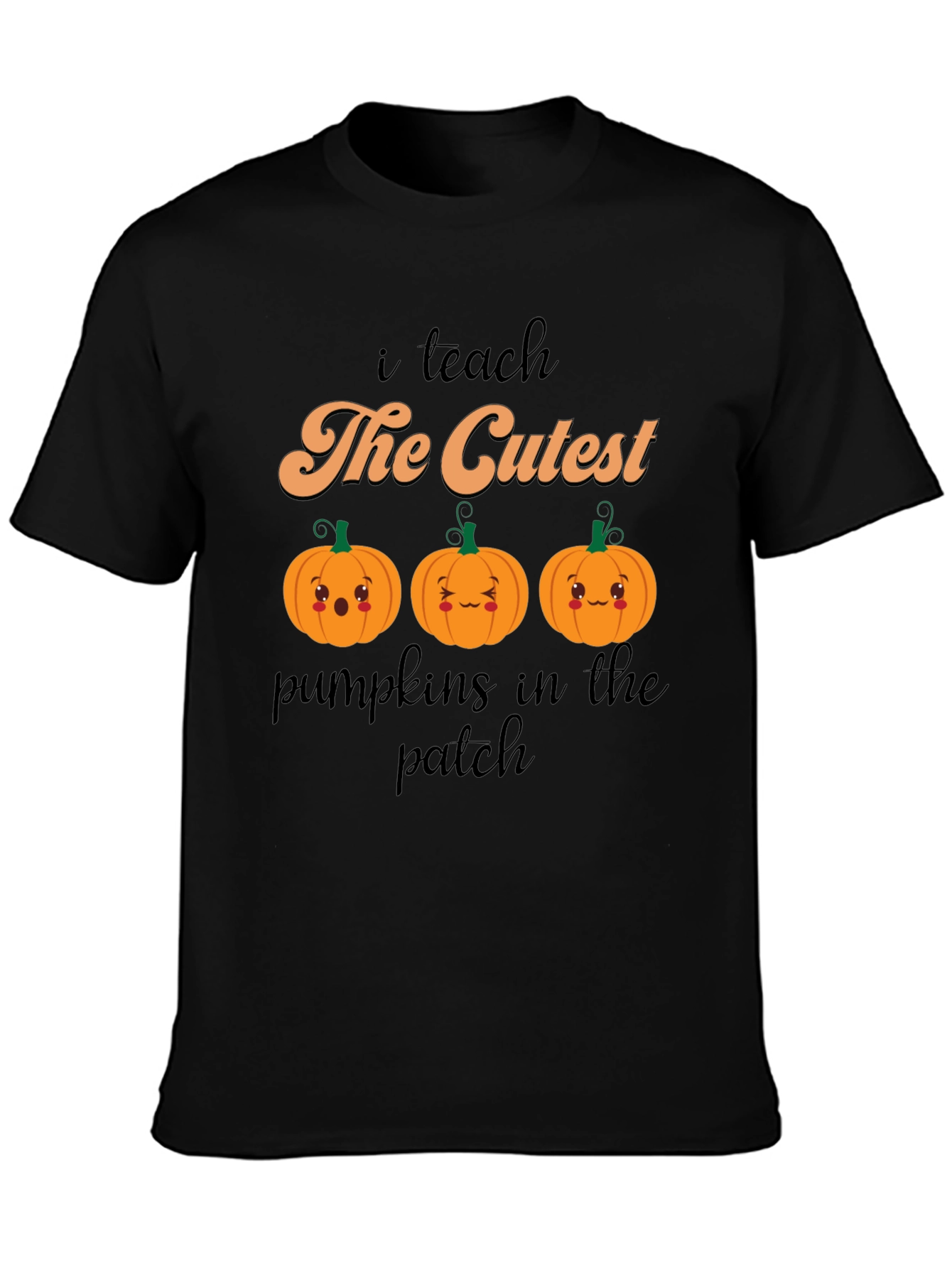 Cute Pumpkin Teacher T-Shirt