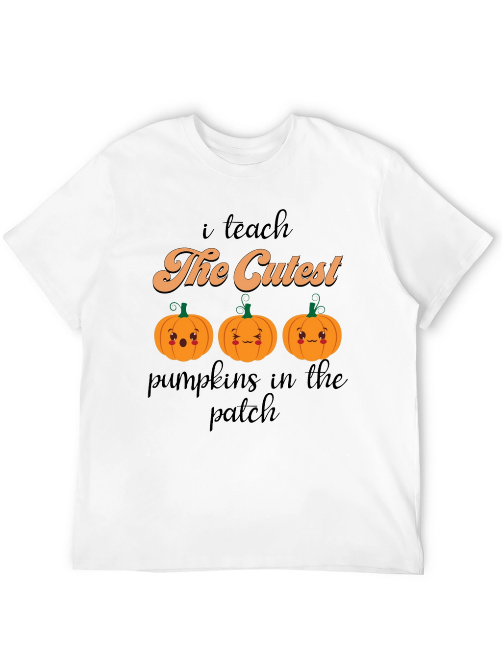 Cute Pumpkin Teacher T-Shirt