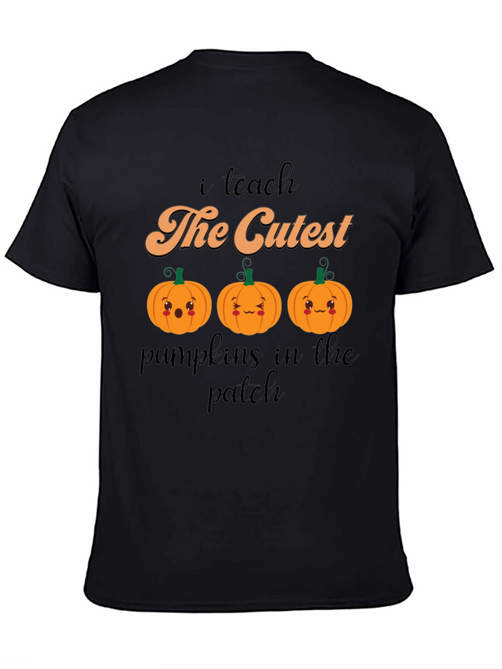 Cute Pumpkin Teacher T-Shirt