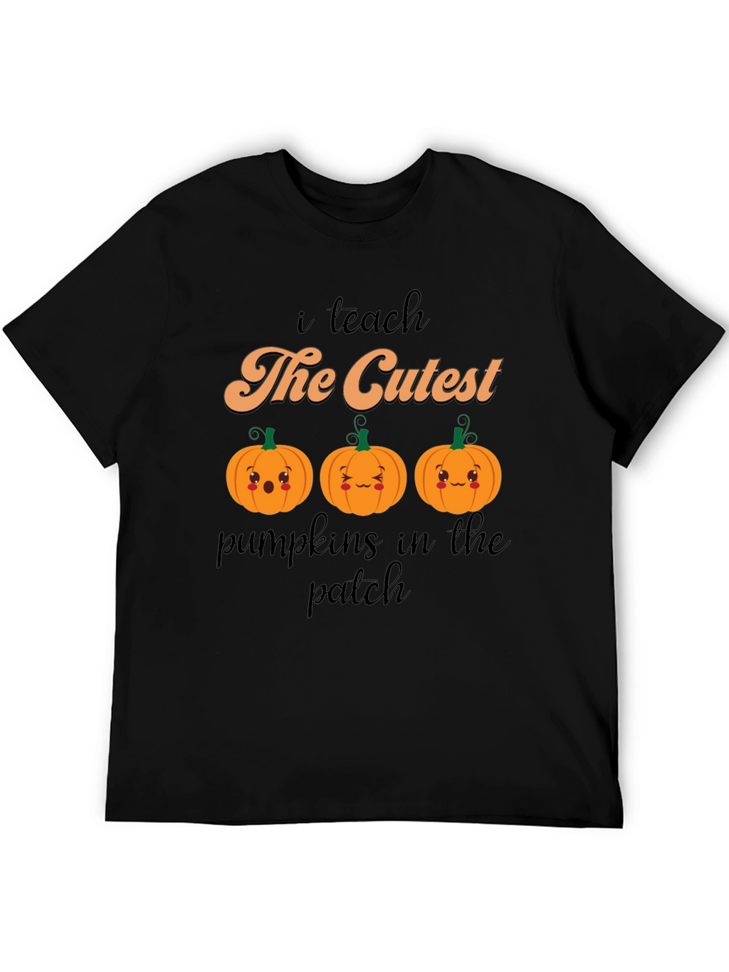 Cute Pumpkin Teacher T-Shirt
