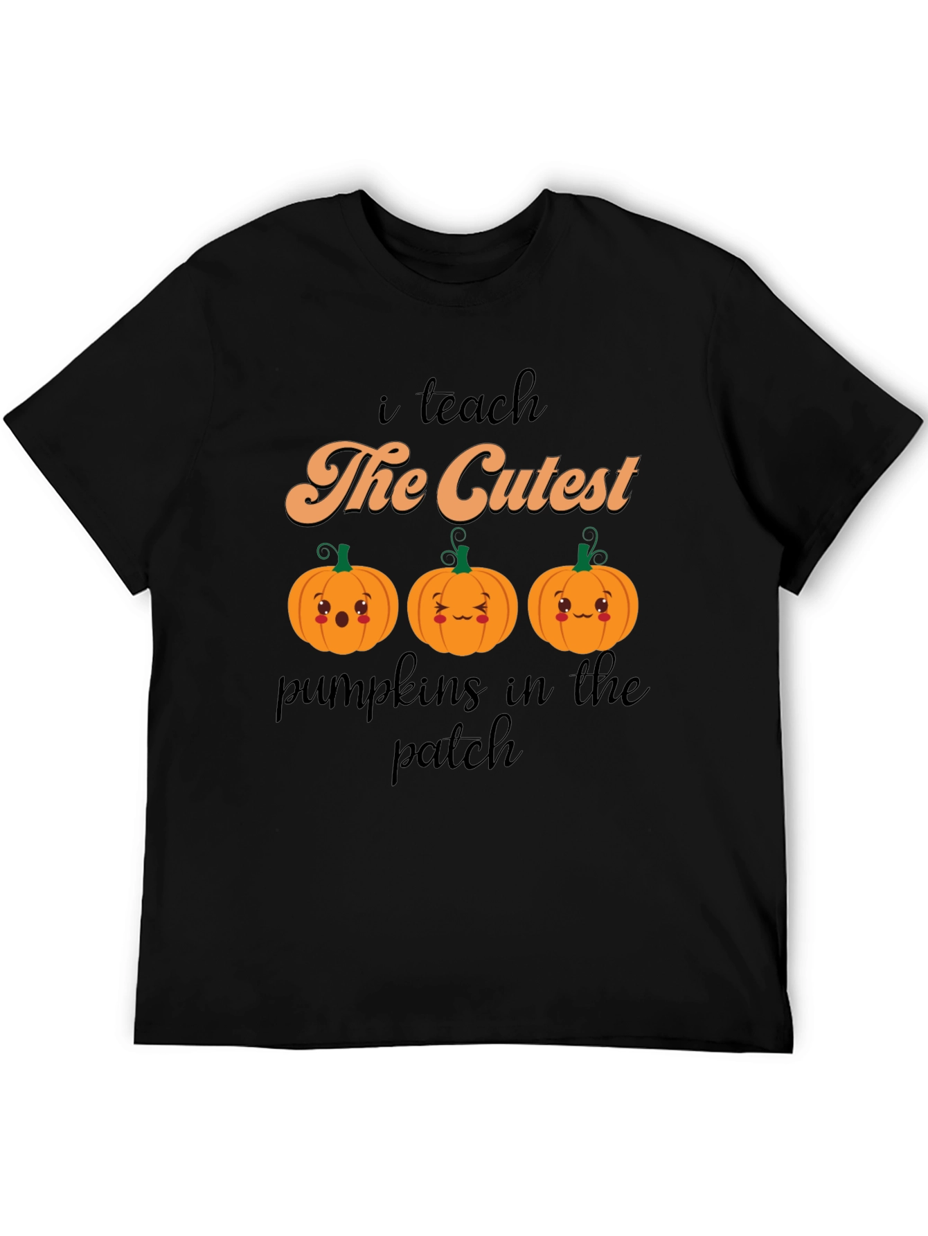 Cute Pumpkin Teacher T-Shirt