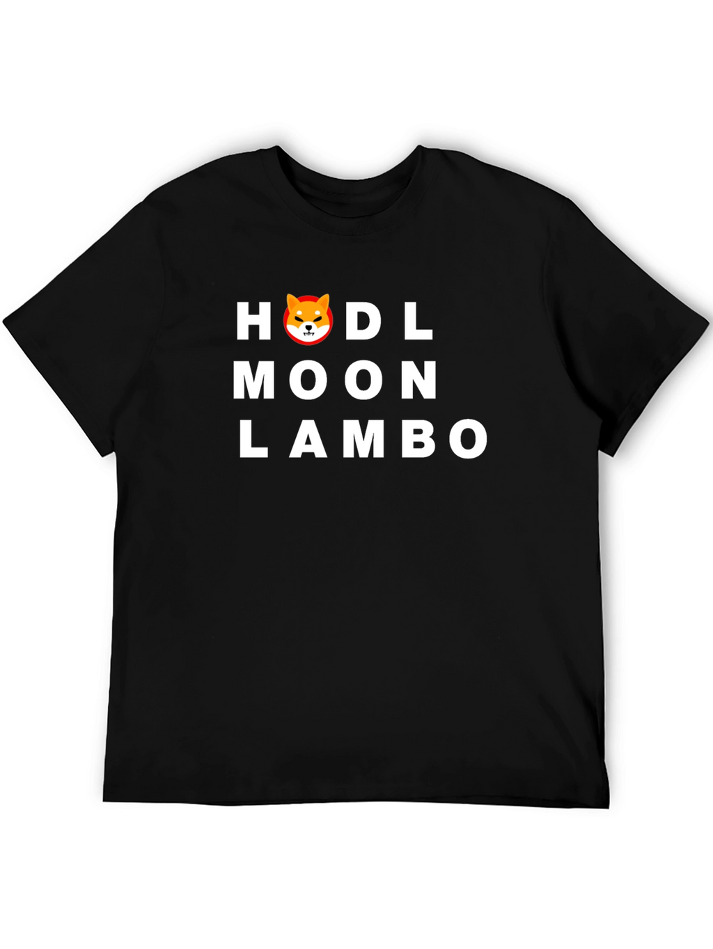 HODL Moon Lambo Black T-Shirt