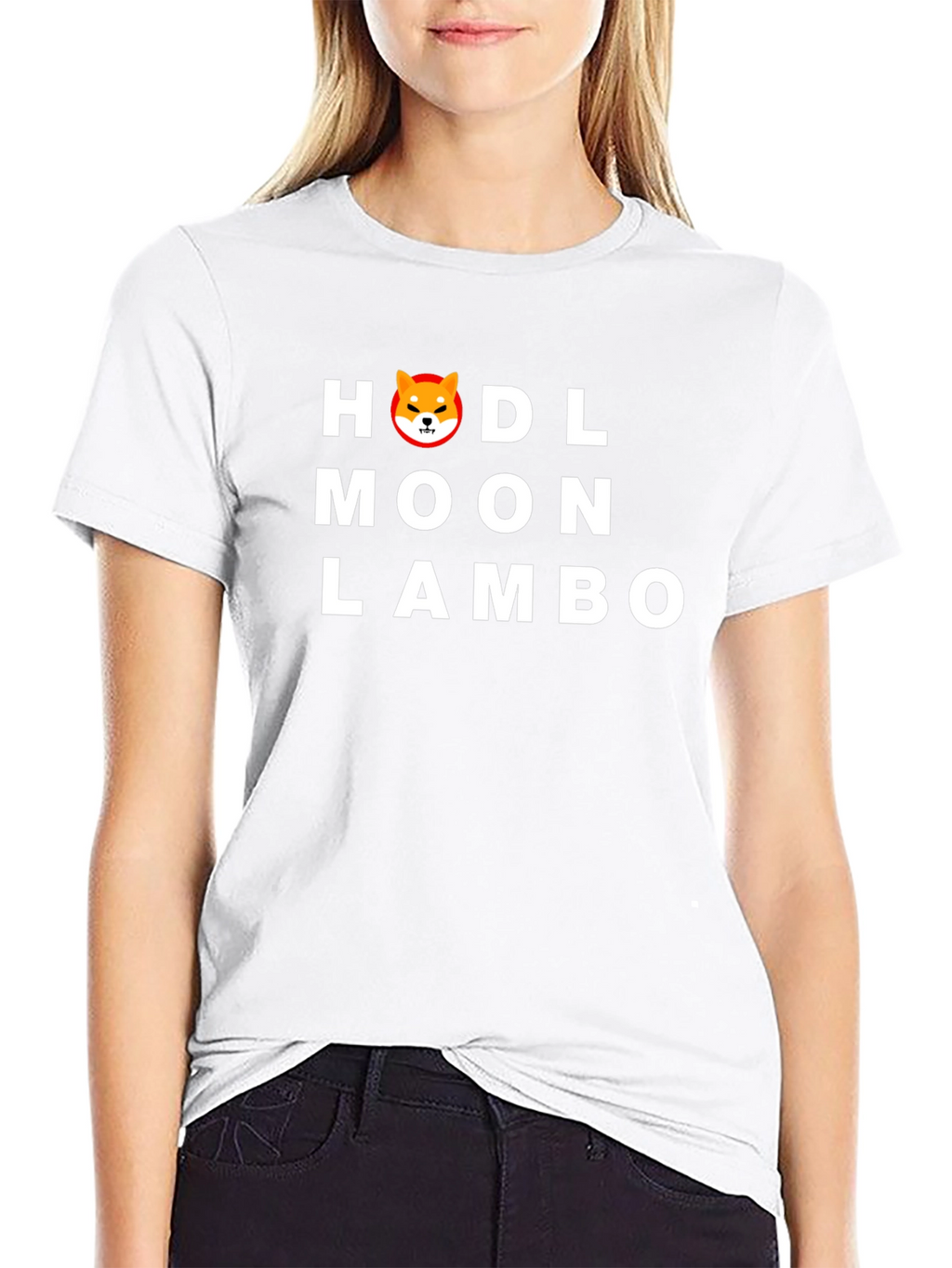 HODL Moon Lambo Black T-Shirt