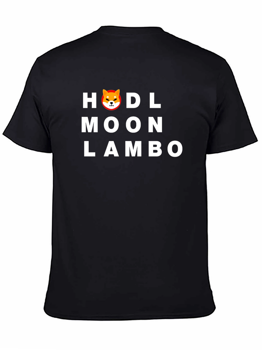 HODL Moon Lambo Black T-Shirt