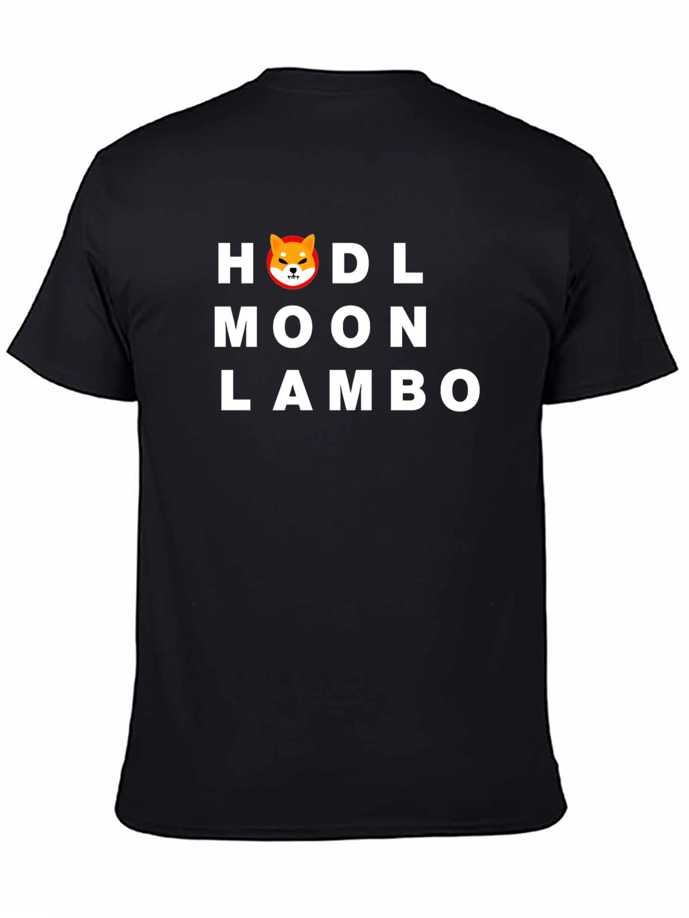 HODL Moon Lambo Black T-Shirt