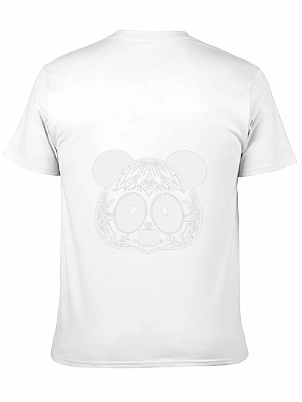 Cool Panda Graphic Tee - Black Cotton Blend