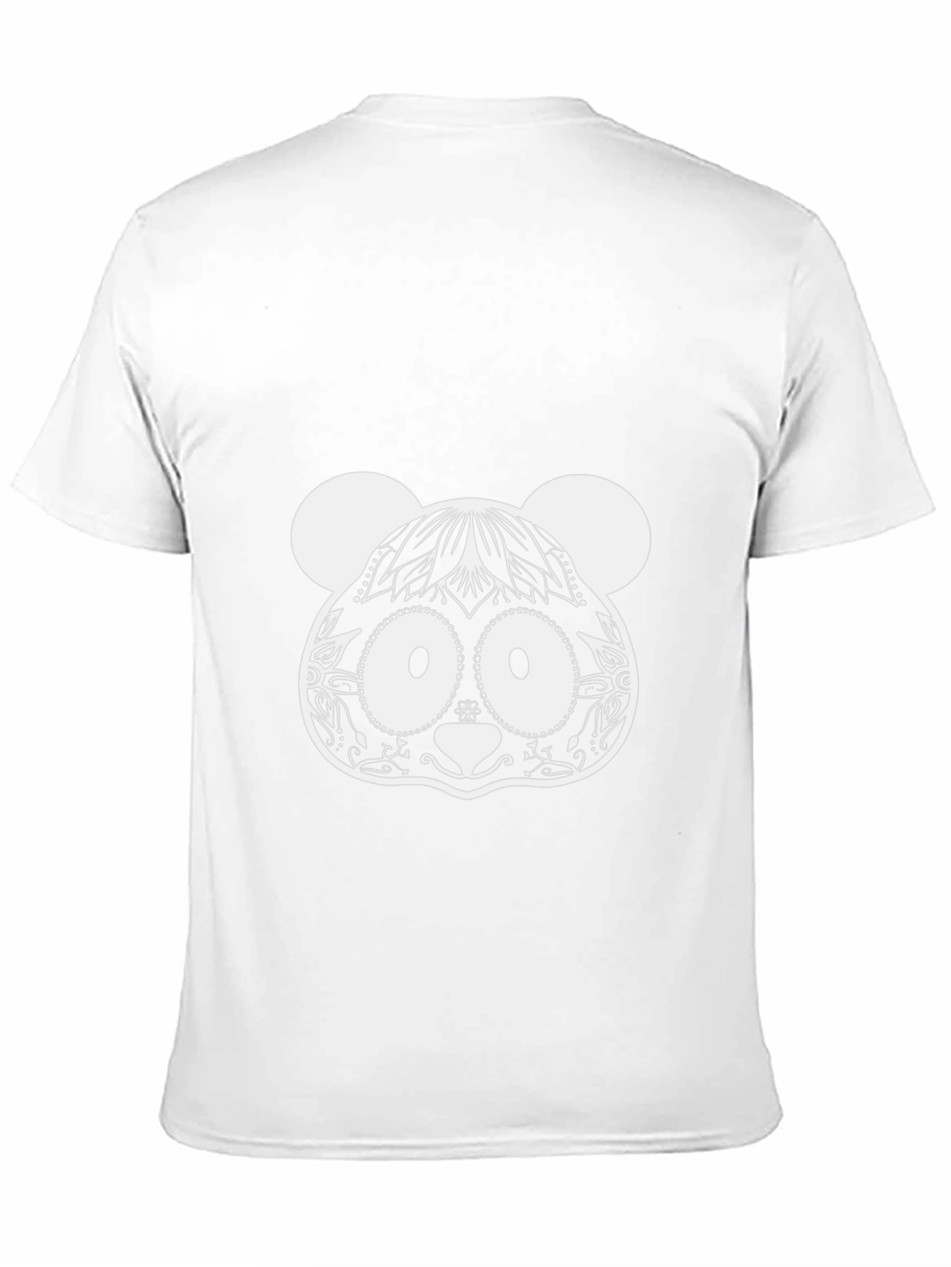 Cool Panda Graphic Tee - Black Cotton Blend