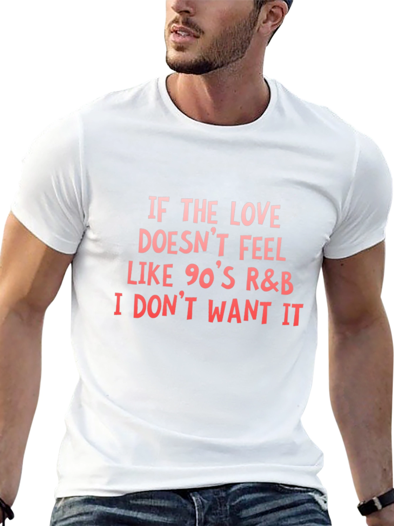 90s R&B Love Black Graphic Tee