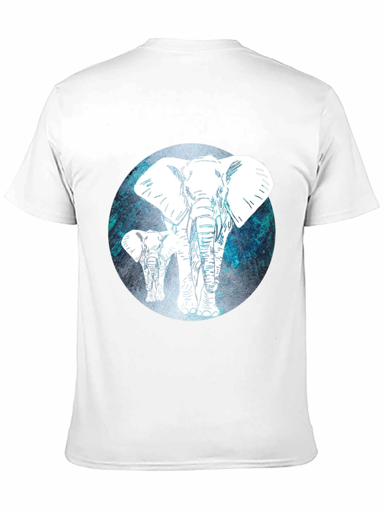 Elephant Graphic Tee - Mens Black T-Shirt