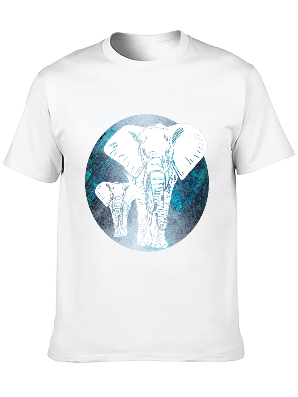 Elephant Graphic Tee - Mens Black T-Shirt