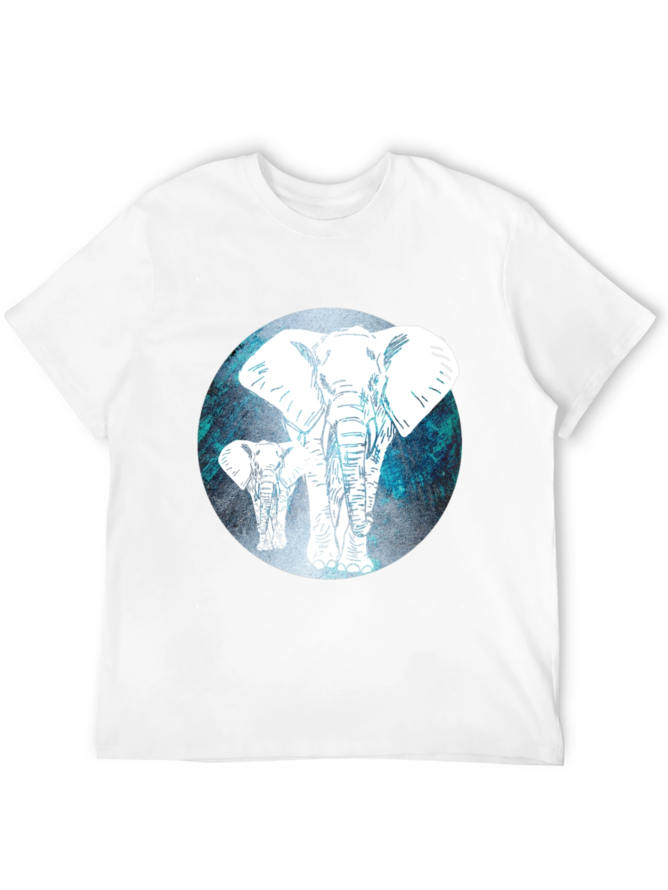 Elephant Graphic Tee - Mens Black T-Shirt