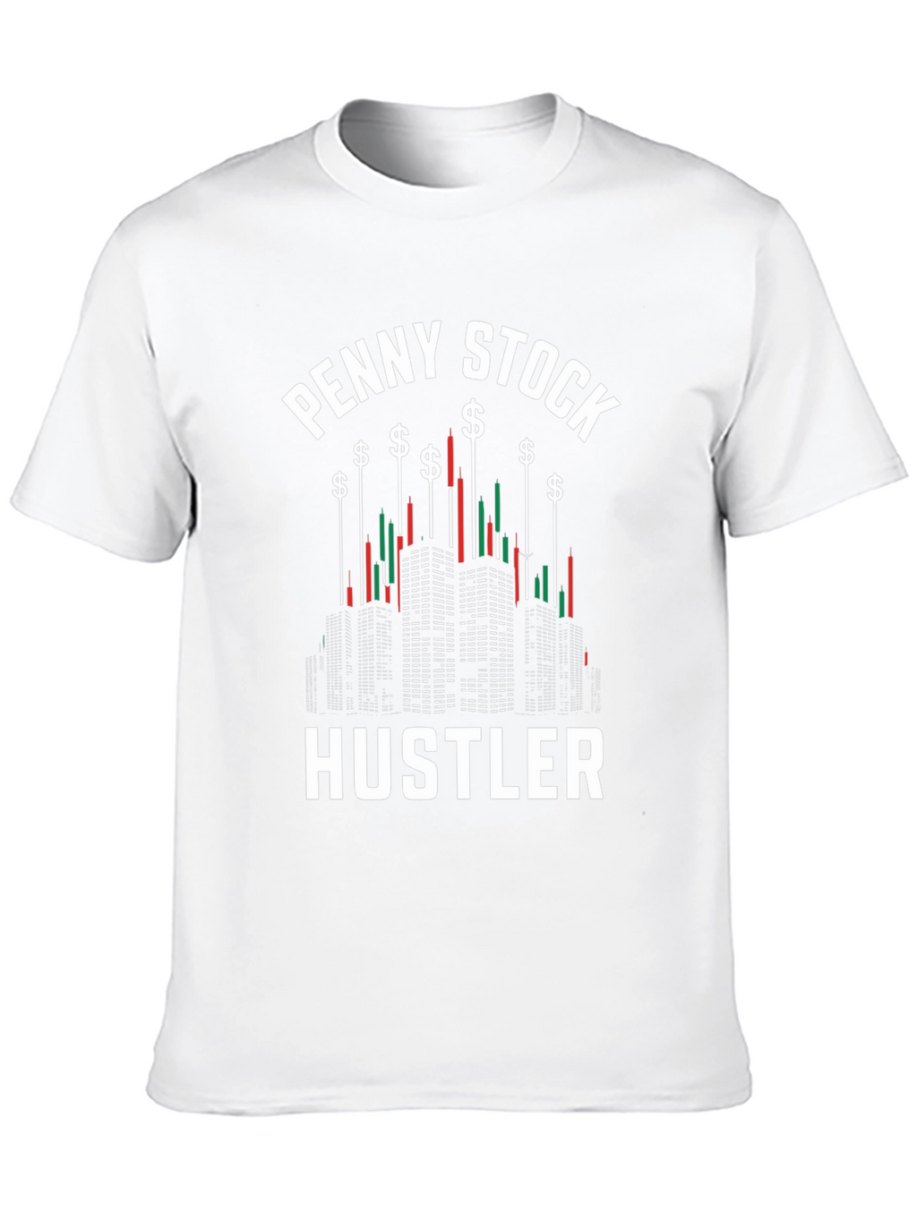 Penny Stock Hustler Black Graphic Tee