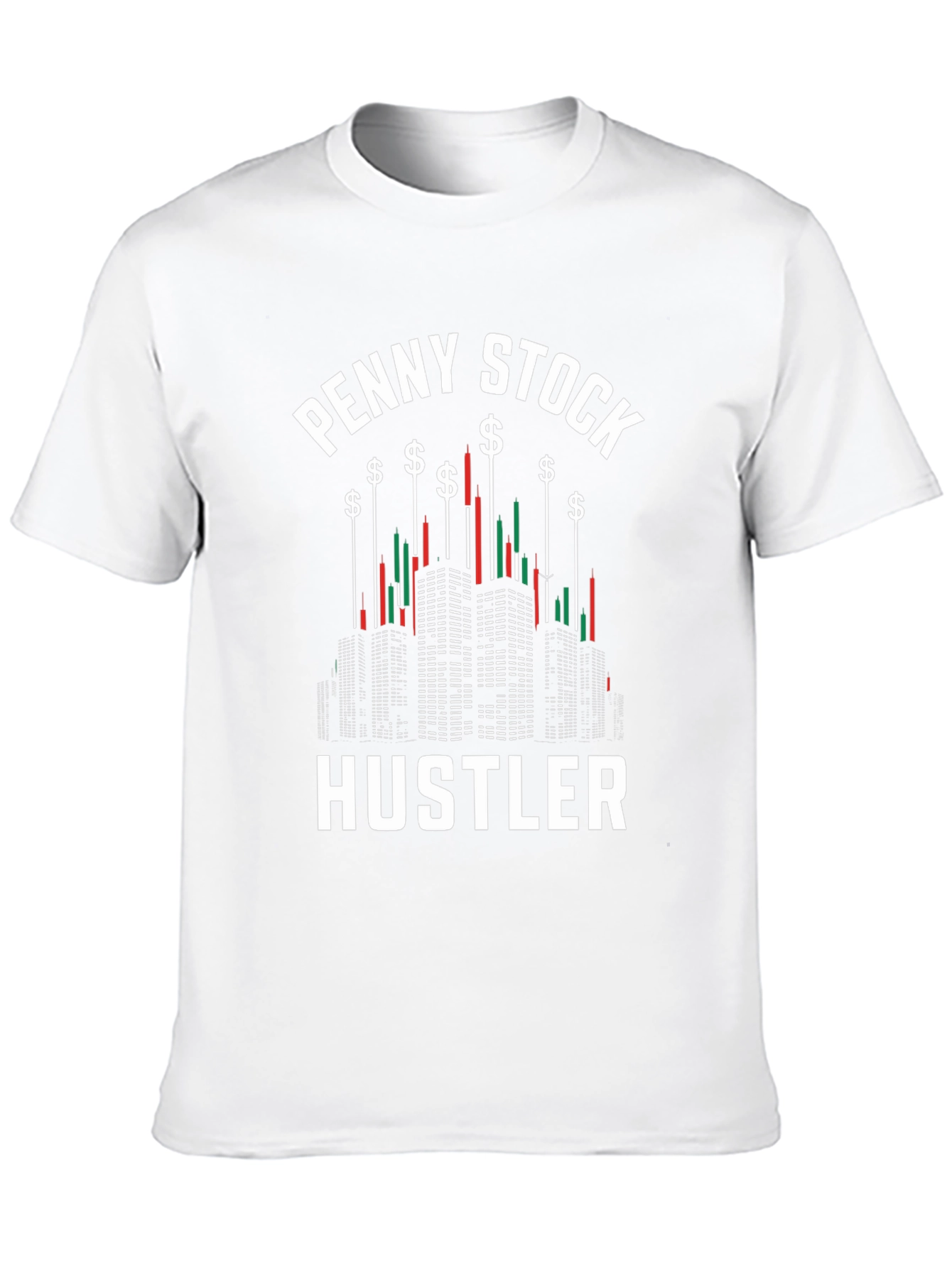 Penny Stock Hustler Black Graphic Tee