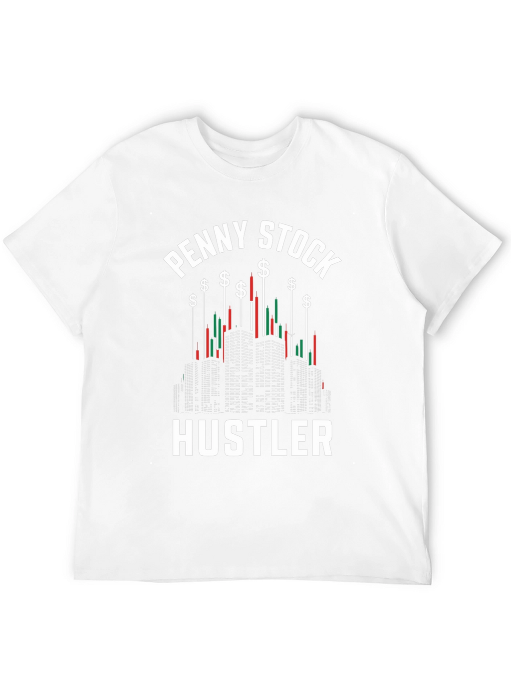 Penny Stock Hustler Black Graphic Tee