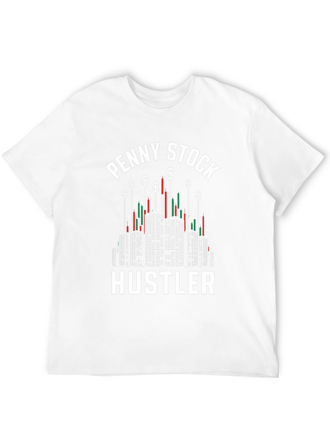 Penny Stock Hustler Black Graphic Tee