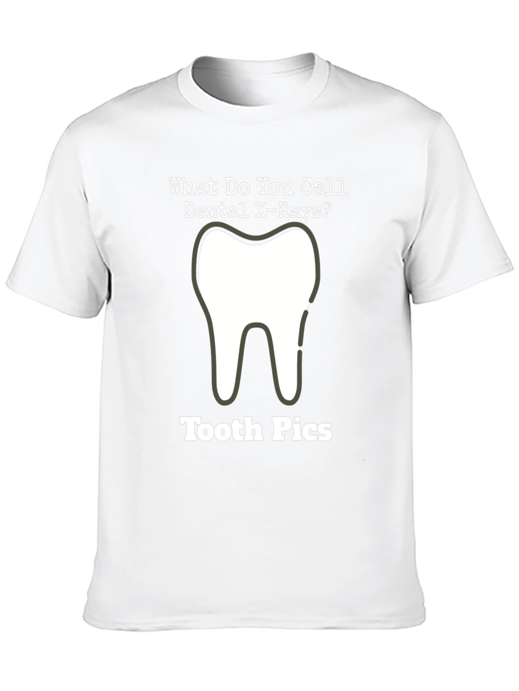 Dental X-Ray Tooth Pics Graphic T-Shirt