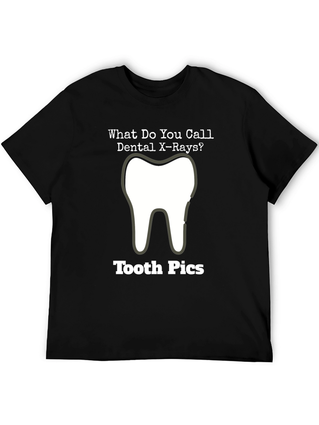 Dental X-Ray Tooth Pics Graphic T-Shirt