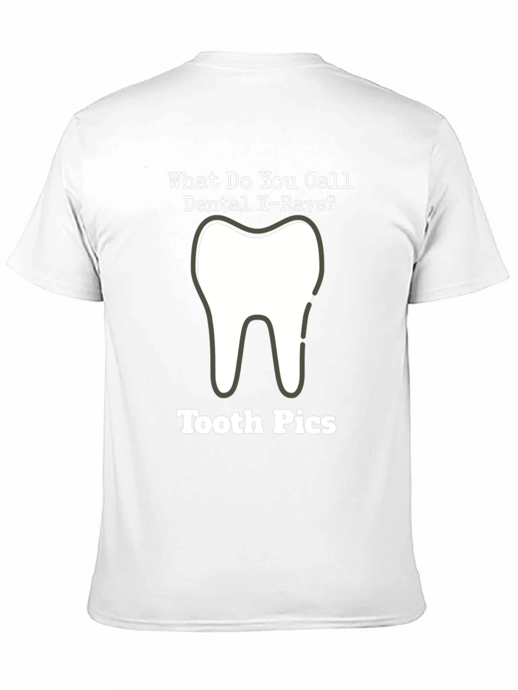 Dental X-Ray Tooth Pics Graphic T-Shirt