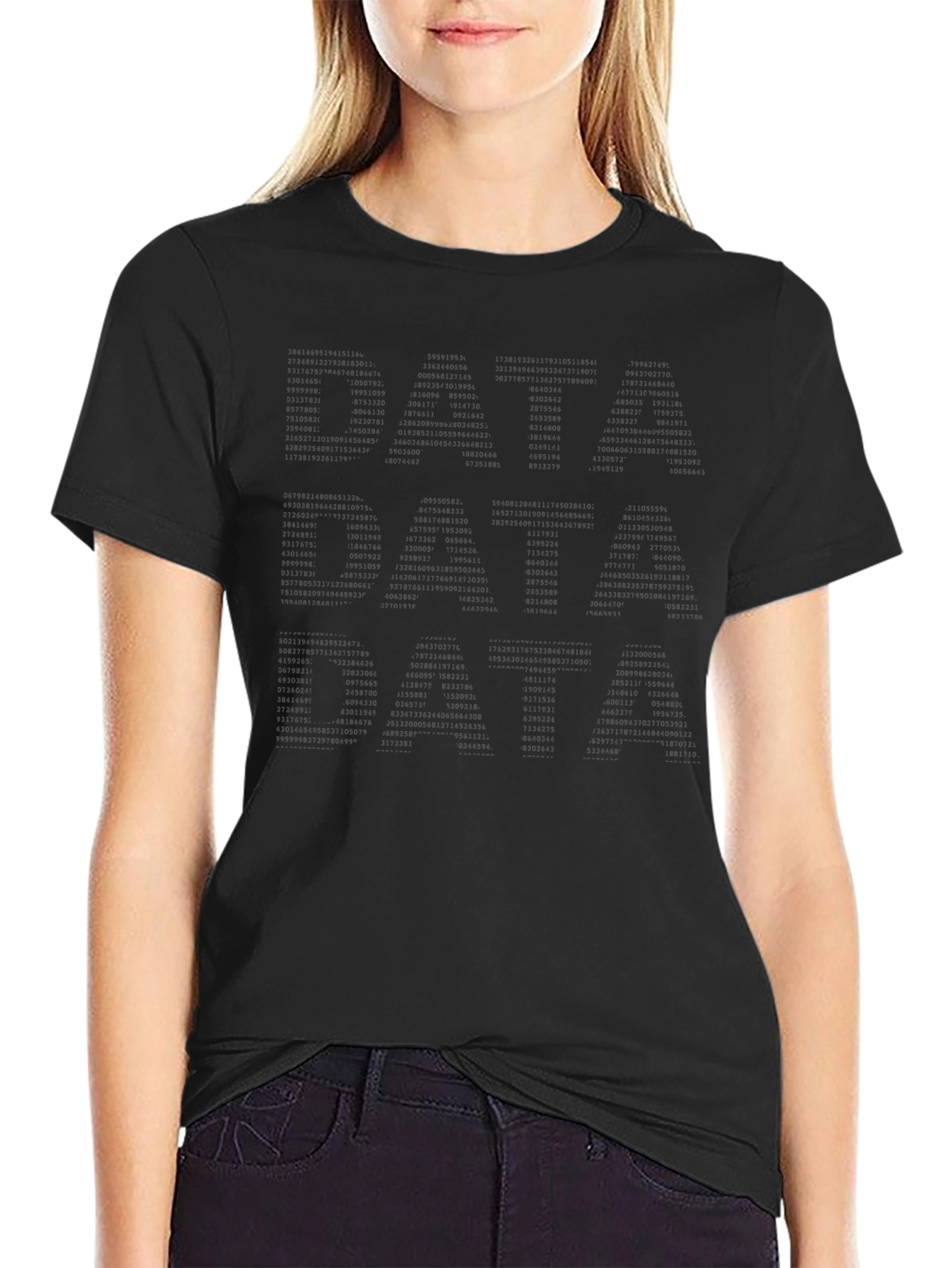 Data Driven Black T-Shirt