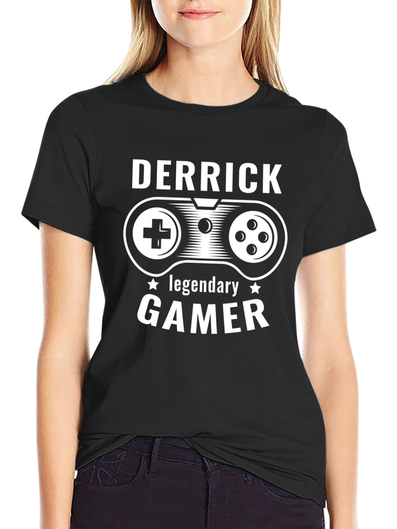 Derrick Legendary Gamer Graphic T-Shirt