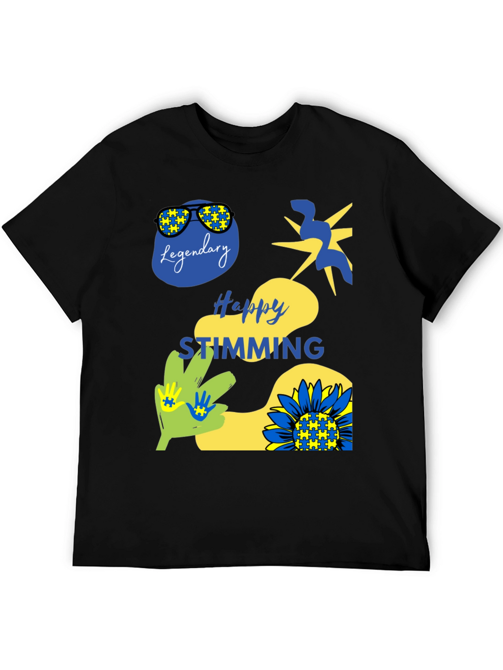 Happy Stimming T-Shirt Autism Awareness Graphic Tee