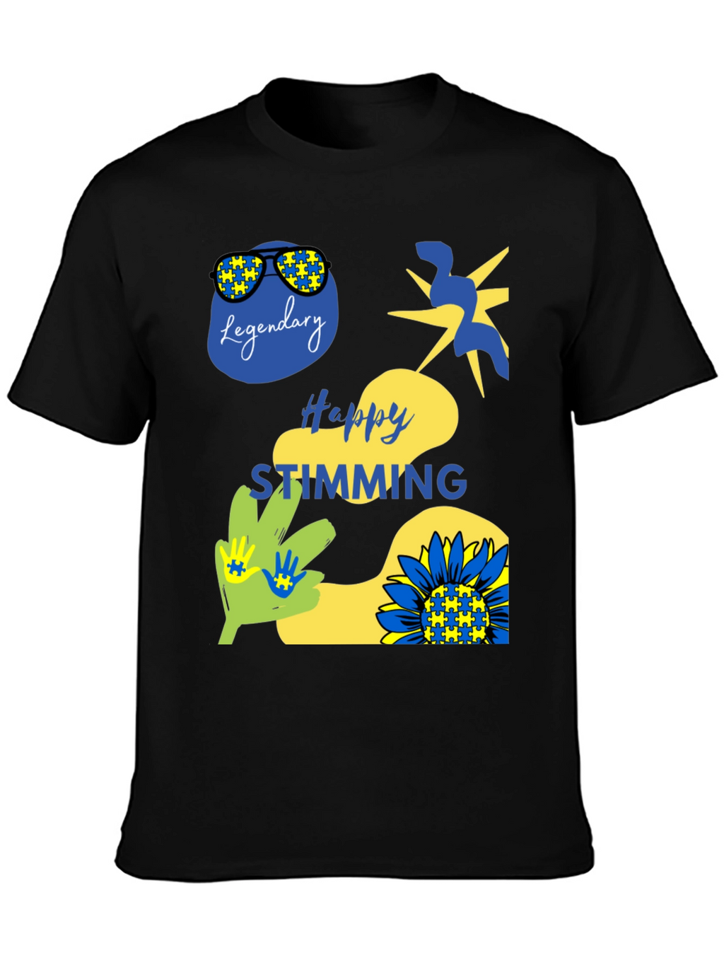 Happy Stimming T-Shirt Autism Awareness Graphic Tee