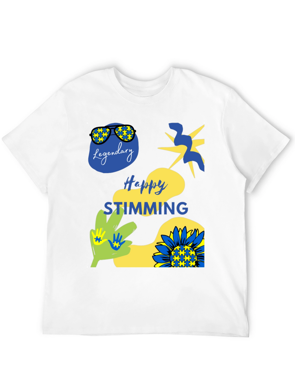 Happy Stimming T-Shirt Autism Awareness Graphic Tee